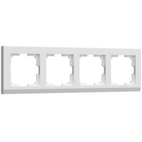 Рамка на 4 Поста Werkel W0041801 Белый / Веркель