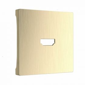 Накладка для Розетки HDMI Werkel WL10-HDMI-CP Шампань Рифленый / Веркель