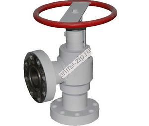 Дроссель регулируемый угловой ДР-80х35, DN80, PN35 МПа