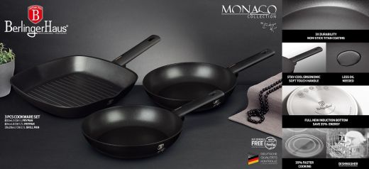 BH-7096 Monaco Collection Набор посуды 3 пр.