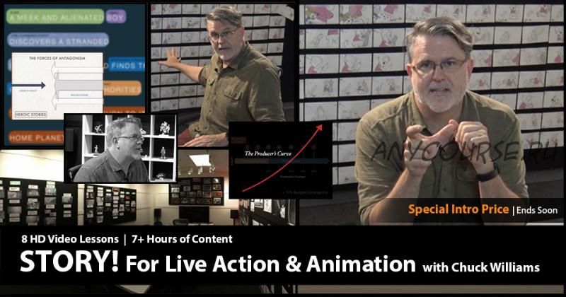 Сторителлинг для живой постановки и анимации, на русском (Chuck Williams)