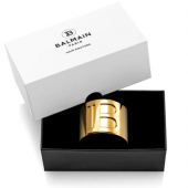 Balmain Hair Couture Заколка-Автомат Полукруглая золотая Limited Edition Clip Large FW21