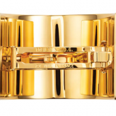 Balmain Hair Couture Заколка-Автомат Полукруглая золотая Limited Edition Clip Large FW21