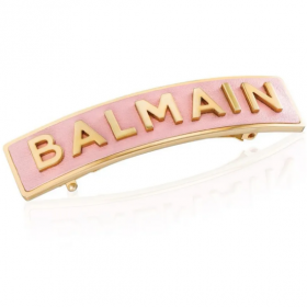 Balmain Hair Couture Заколка-автомат для волос Розовая Лимитированная коллекция Barrette Pour Cheveux M SS20