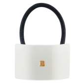 Balmain Hair Couture Резинка для волос белая Hair Elastic white