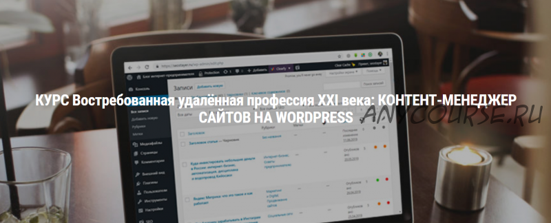 Востребованная удалённая профессия XXI века: контент менеджер сайтов на Wordpress (Владимир Колосов)
