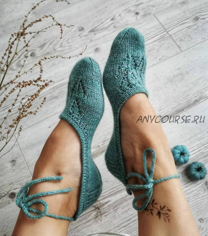 Ажурные следки «Puanty socks» (by_ignatova.knit)