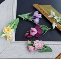 Цветочные броши (Елена Кишинская)