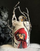 Декор торта по сказке 12 месяцев (Юлия Припутнева)