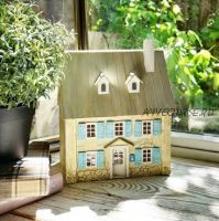 Домик «Прованс» из картона (Александра Ячная)