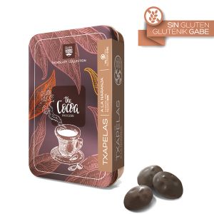 Лепестки из горького шоколада с апельсином Rafa Gorrotxategi Txapelas Collection Choco Naranja 60 г - Испания