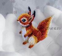 Елочные игрушки. Три лесных малыша: белочка, лисичка, зайчик (tut.mk)