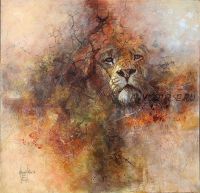 Картина маслом «Лев» (Маргарита Потороча)