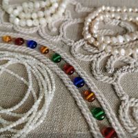 Многосерийное вышивальное реалити. Серия 5. Головной аксессуар в стиле a la russe (Лена Завражина)