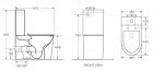 Унитаз-компакт WW SALZBACH 001 XL GL-WT
