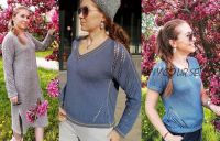 Платье-пуловер-футболка «Emotion» (alenushka.lab)