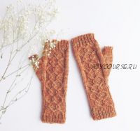 Пряничные митенки или варежки magicloop (Glamourknits)