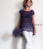 Сборник описаний вязания элегантных моделей в технике укороченных рядов (Людмила Аксеник)