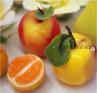 Шоколадный декор «Фрукты» и декор из изомальта или карамели (Алеся Мезенцева)