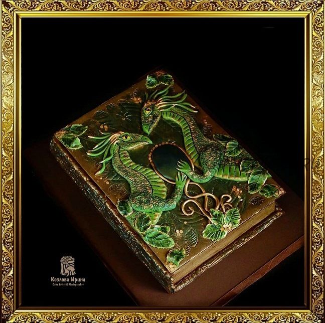 Торт «Книга Драконов» (Ирина Козлова)