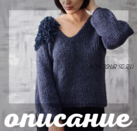 [108loops] Пуловер «Лепесток» (Ксения Павленко)