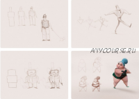 [amlab.me] Рисование персонажей на основе простейших фигур (Максим Костенко)