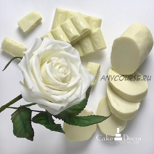[CakeDecor] Мастер-класс по изготовлению шоколаднои? розы (Светлана Кузьмина)