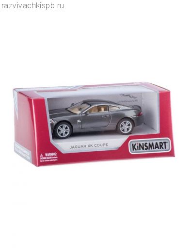 Машинка модель Jaguar XK-купе металлическая в коробке.