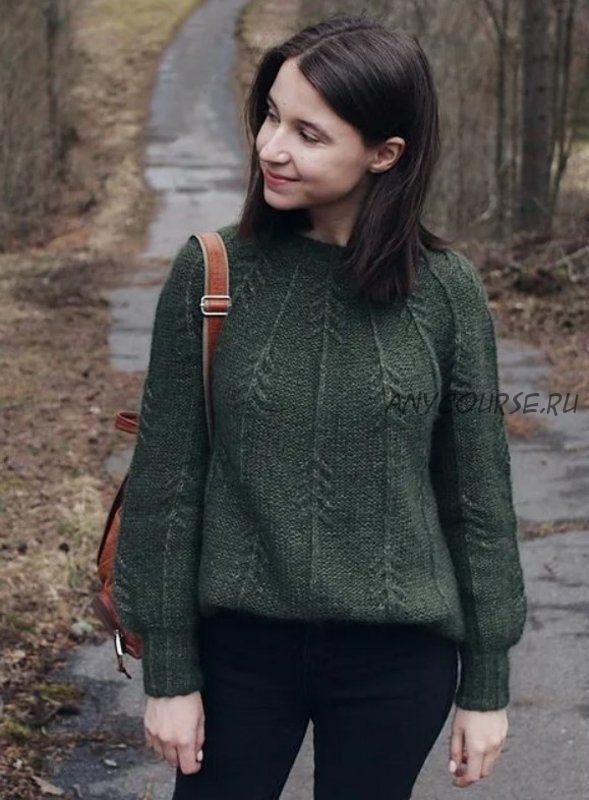 [notadaywithoutknitting] Свитер «Forestvibes» (Маша Зябликова)