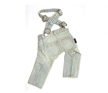 Джинсы "Stripe" бело-голубая полоска(XS, XL)