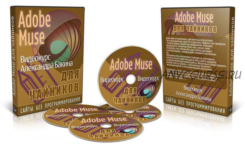 Adobe Muse для чайников. версия VIP (Александр Бакин)