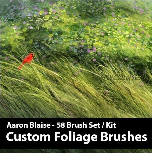 Кисти для фотошоп. Листья, деревья, трава / Photoshop Foliage Brush Set (Аарон Блейз)