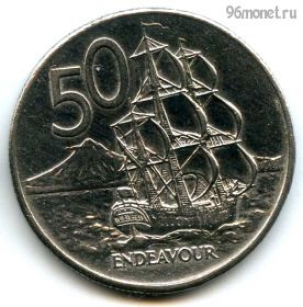 Новая Зеландия 50 центов 1981