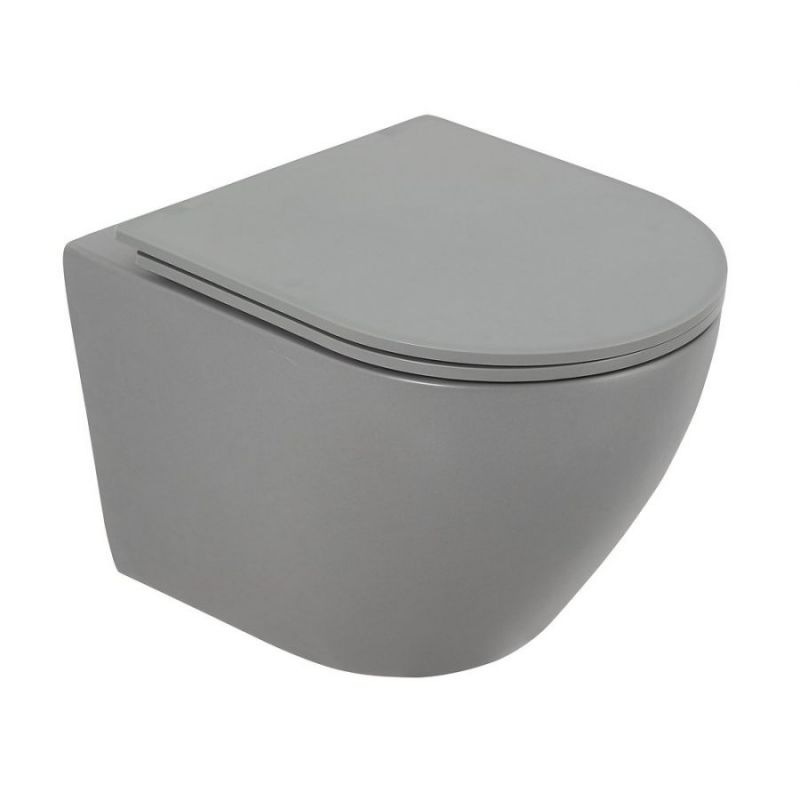 Подвесной унитаз BelBagno COLORATO BB062CHR-GR