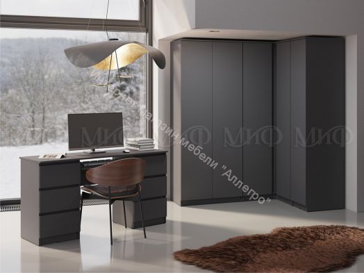 Стол письменный Челси Графит, Графит