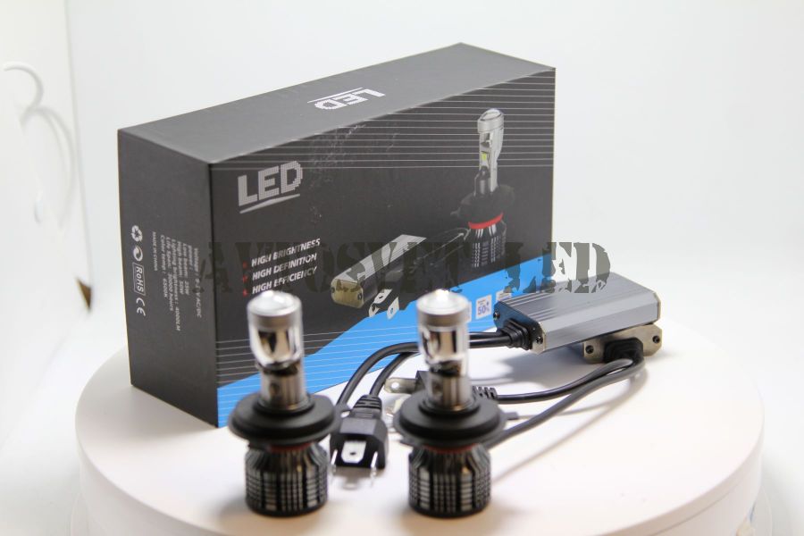 Лампы светодиодные линзованные H4 серия A13