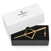 Balmain Заколка-ромб со шпилькой цвет золото Limited Edition Barrette Pour Cheveux Jewelery Gold SS21