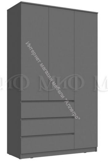 Шкаф 1200 Челси Графит, Графит