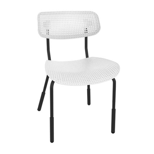 SHT-S85PB-13 Стул Точка Роста регулируемый/штабелируемый (белый/белый)