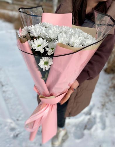 Букет из хризантем