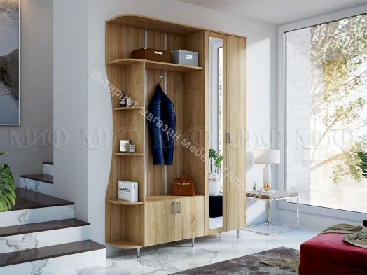 Прихожая Лика №1 1,5 м Дуб Сонома