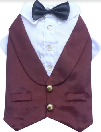 Смокинг " Элегант" бордо (XS, S, XL)