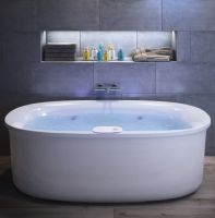 Овальная гидромассажная ванна Jacuzzi Arga с хромотерапией и сенсорным управлением 175x80x60 схема 8