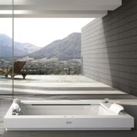 Гидромассажная ванна Jacuzzi Aura Plus Corian встраиваемая 185x155 схема 1