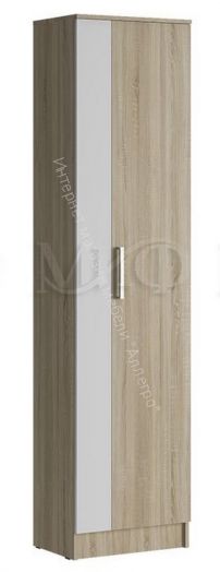 Шкаф платяной Мартина Белый глянец/Дуб Сонома