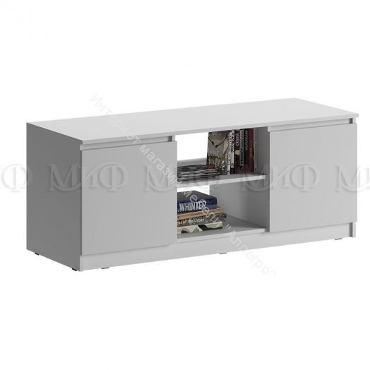 Тумба ТВ Челси Белый глянец холодный, Белый