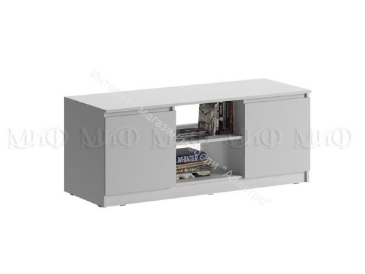 Тумба ТВ Челси Белый глянец холодный, Белый