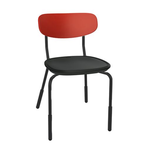 SHT-S85PB-22 Стул Точка Роста регулируемый/штабелируемый (черный/красный)