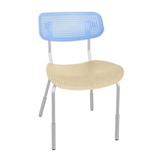 SHT-S85PBCH-18 Стул Точка Роста регулируемый/штабелируемый (бежевый/голубой)