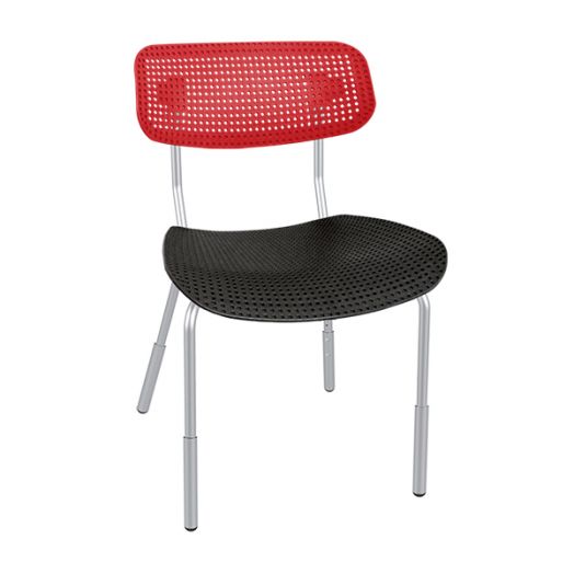 SHT-S85PBCH-11 Стул Точка Роста регулируемый/штабелируемый (черный/красный)